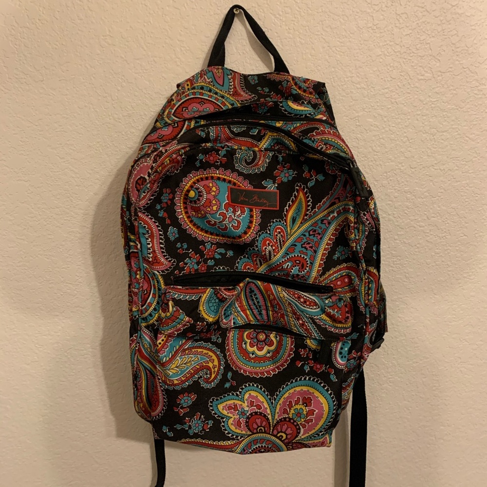 Multi color Vera Bradley backpack